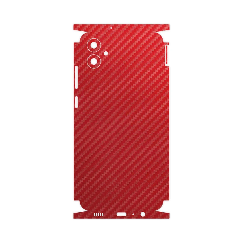 برچسب پوششی ماهوت مدل Red-Fiber-FullSkin مناسب برای گوشی موبایل سامسونگ A04e