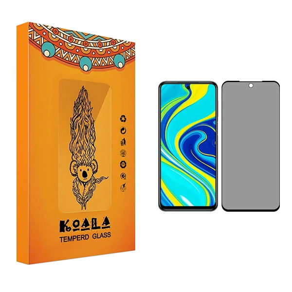 محافظ صفحه نمایش حریم شخصی کوآلا مدل Fade مناسب برای گوشی موبایل شیائومی Redmi Note 9 Pro Max