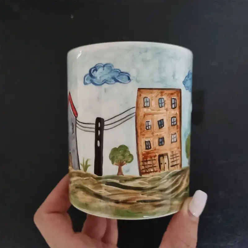 ماگ سرامیکی مدل شهر قصه