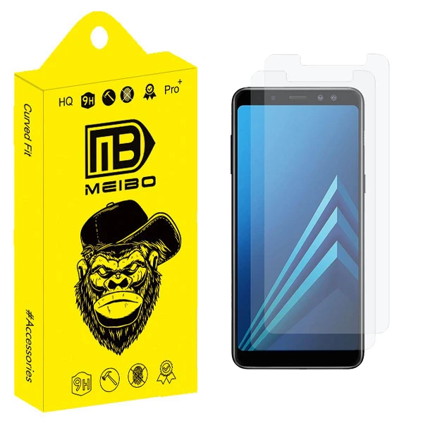 محافظ صفحه نمایش شیشه ای میبو مدل Edge Guard مناسب برای گوشی موبایل سامسونگ Galaxy J8 2018 بسته دو عددی