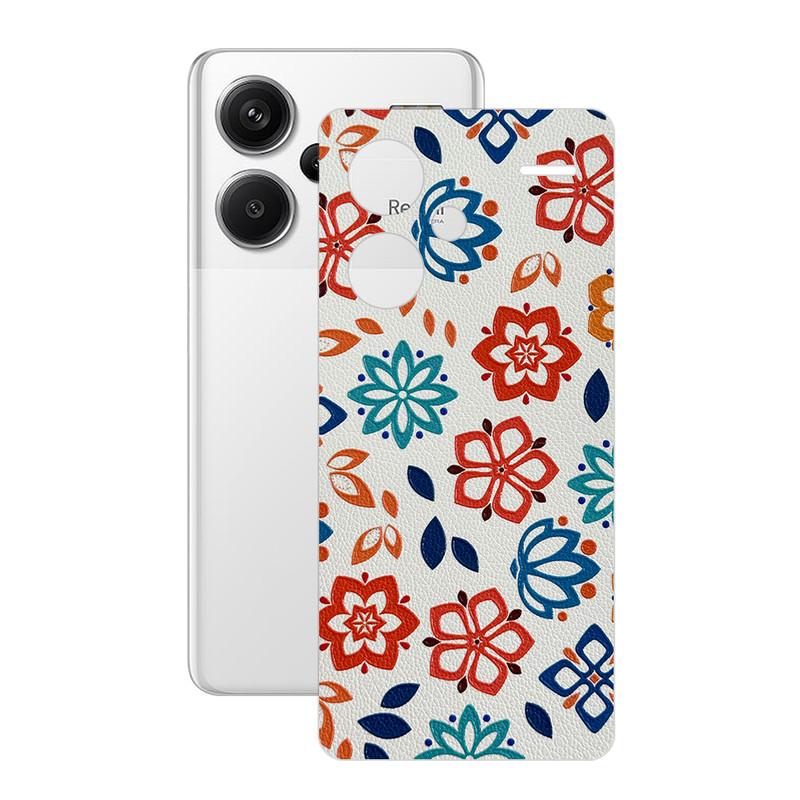 برچسب پوششی ریمکس مدل Leth طرح گل مناسب برای گوشی موبایل شیائومی Redmi Note 13 Pro Plus