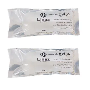 بذر قارچ دکمه ای سفید لیناز گستر وزن 50 گرم بسته 2 عددی