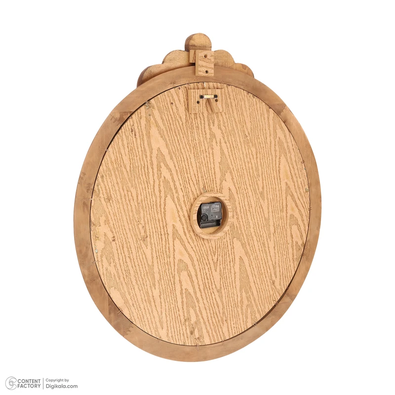 عکس شماره 3 : ساعت دیواری کوارتز بیسورت طرح شفق کریستال کد 66