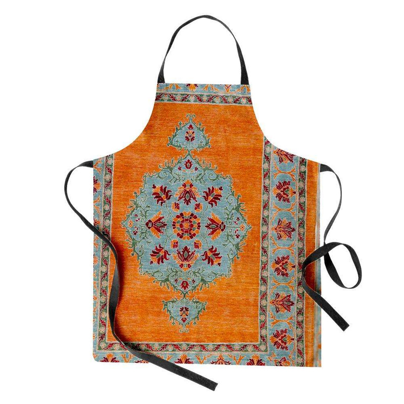 پیش بند آشپزخانه مدوپد طرح قالیچه بیجار مدرن ترنج دار مدل C-bijar-M59