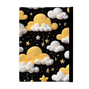 کلاسور پاد آفرین مدل ابر و ستاره های زیبا کد 22