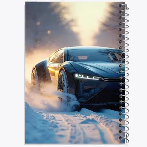 دفتر مشق 100 برگ خندالو طرح ماشین اسپرت کد F5216