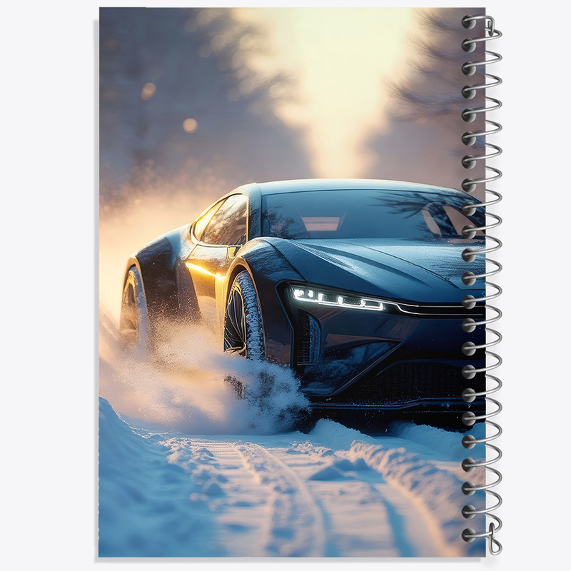 دفتر مشق 100 برگ خندالو طرح ماشین اسپرت کد F5216