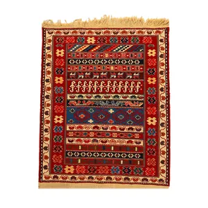 گلیم دستبافت نیم متری مدل ورنی کد 9912131