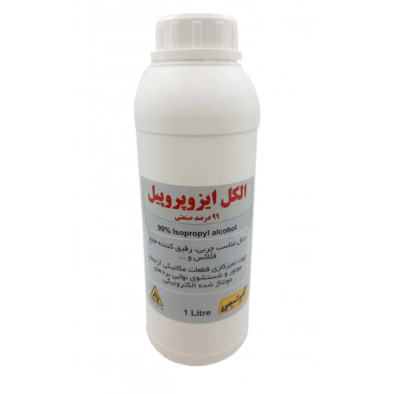 الکل ایزوپروپیل 99 درصد صنعتی تکنوشیمی کد 06 حجم 1 لیتر
