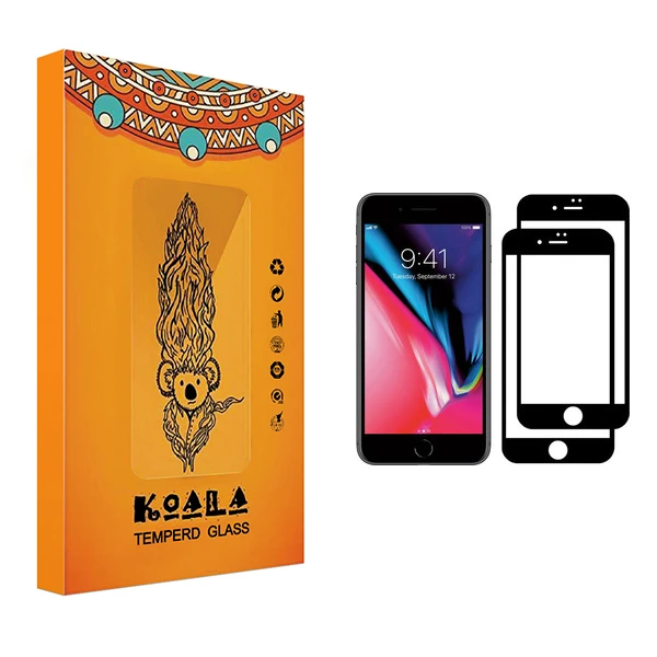 محافظ صفحه نمایش کوآلا مدل Fade مناسب برای گوشی موبایل اپل iPhone 8 بسته دو عددی