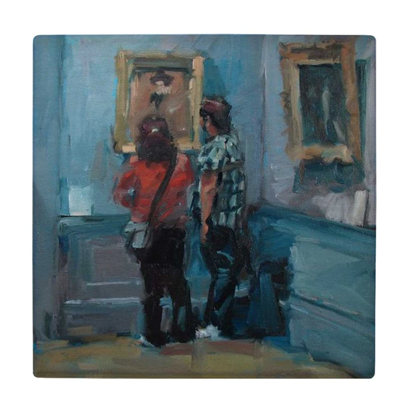 زیر لیوانی  طرح بازدید از گالری نقاشی کد    5989809_4914