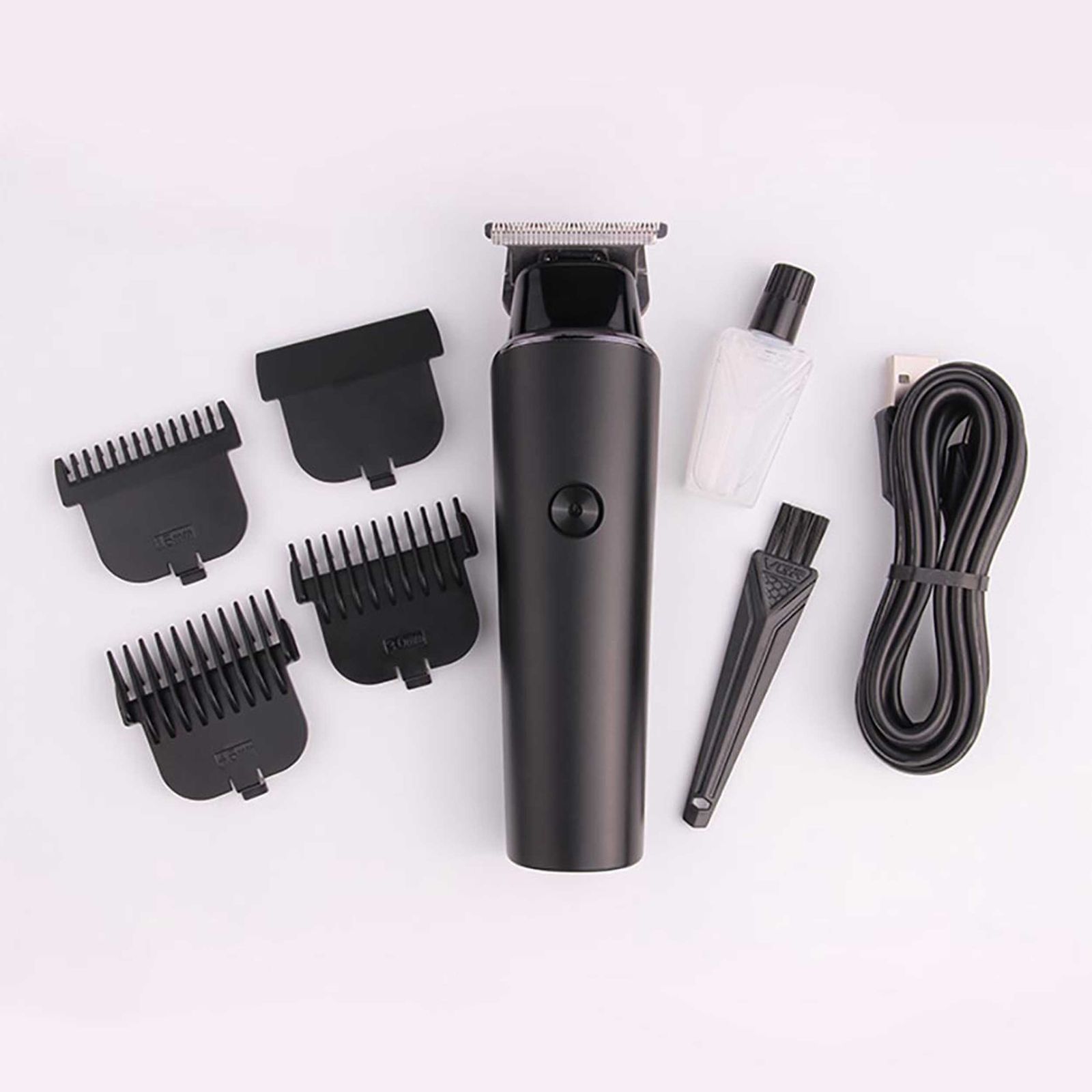 ماشین اصلاح موی سر و صورت وی جی ار مدل 937، اصلاح به صورت تریمر، منبع انرژی باتری قابل شارژ، تکنولوژی اصلاح به صورت برش مستقیم، اندازه اصلاح 0.5 میلی‌متری، مدت زمان شارژ 480 دقیقه و مدت زمان استفاده پس از شارژ 500 دقیقه، دارای نمایشگر دیجیتال و حالت توربو -  - 8