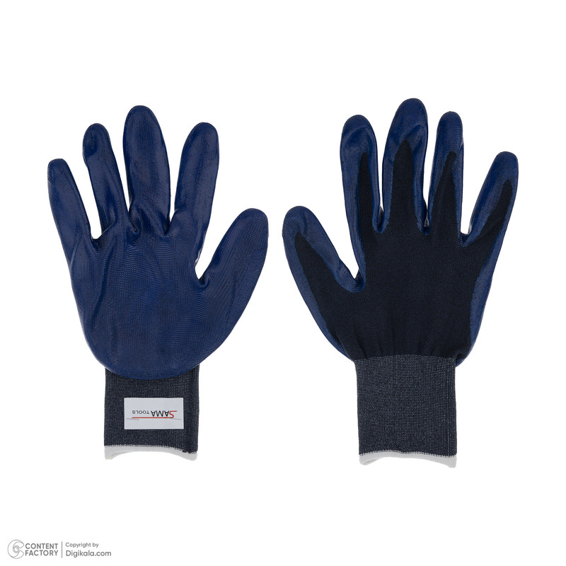دستکش ایمنی سما تولز مدل نیتریل کد 001