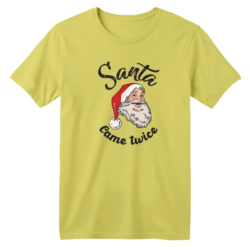 تی شرت آستین کوتاه بچگانه مدل بابانوئل کریسمس کد 19