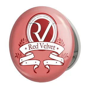 آینه جیبی خندالو طرح گروه رد ولوت Red Velvet مدل تاشو کد 19690 