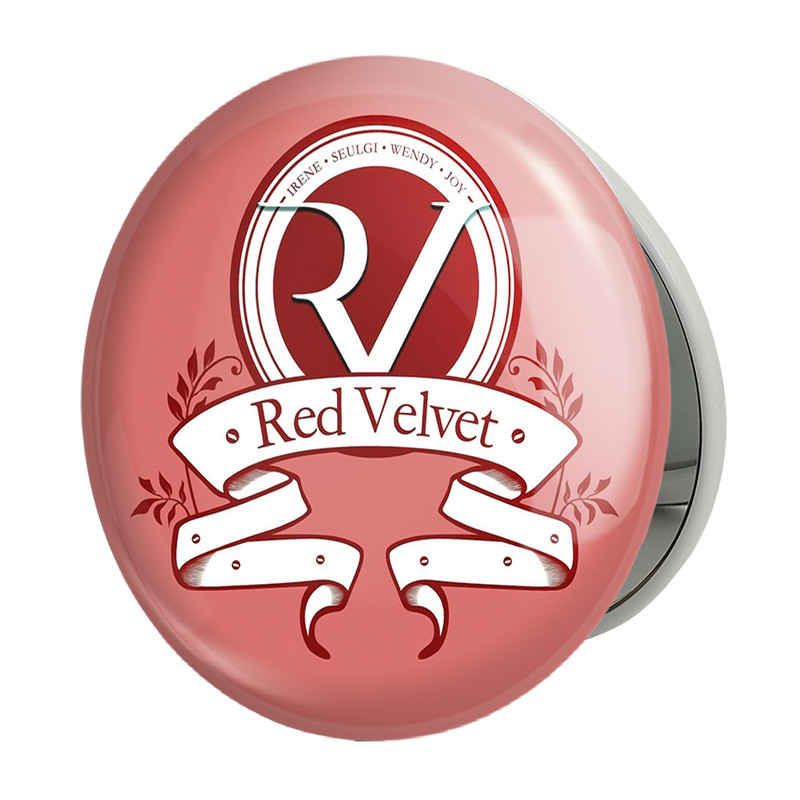آینه جیبی خندالو طرح گروه رد ولوت Red Velvet مدل تاشو کد 19690 