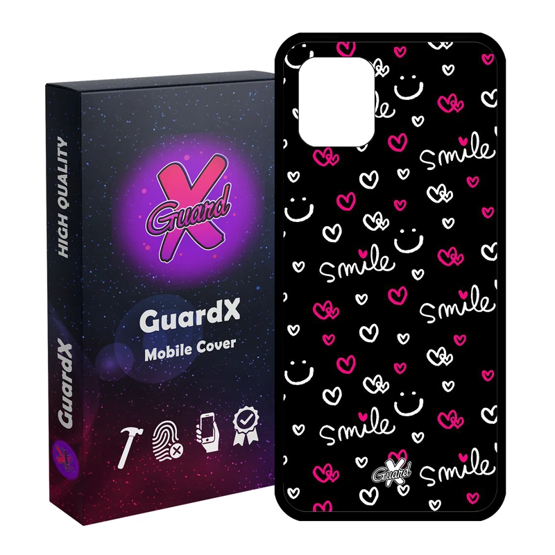 کاور گارد ایکس طرح Smile مدل Glass10136 مناسب برای گوشی موبایل سامسونگ Galaxy Note 10 Lite