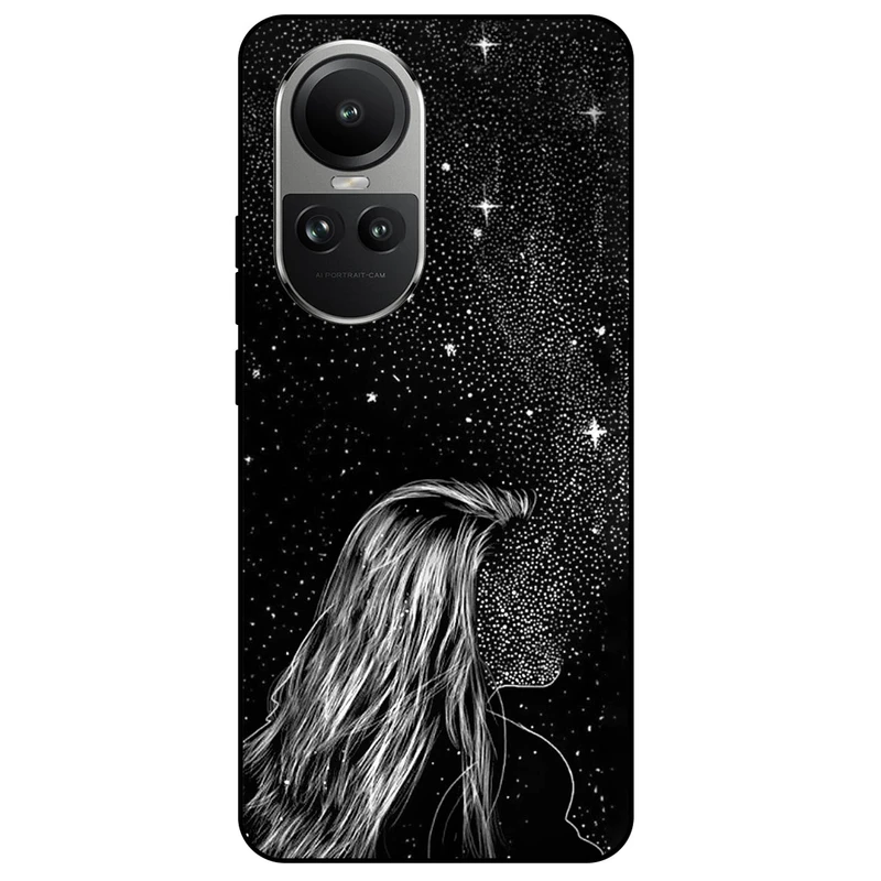 کاور مگافون طرح دخترانه مدل 8264 مناسب برای گوشی موبایل اوپو Reno 10 5G