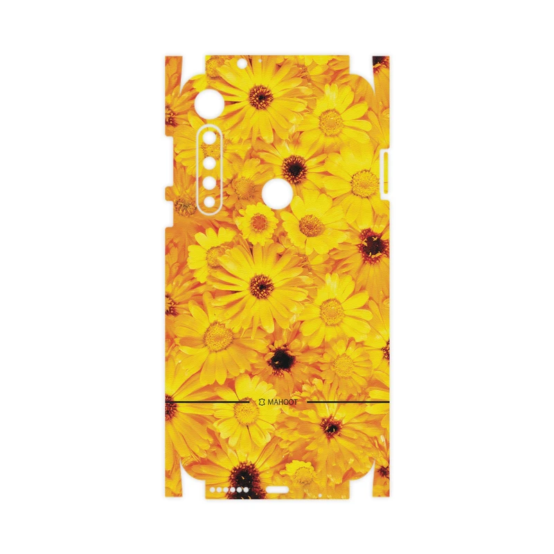 برچسب پوششی ماهوت مدل Yellow-Flower-FullSkin مناسب برای گوشی موبایل موتورولا One Vision Plus