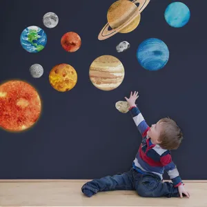  استیکر دیواری کودک هفال مدل فضا کد n-40m 