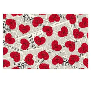 کاغذ کادو مدل فانتزی عاشقانه بسته 5 عددی