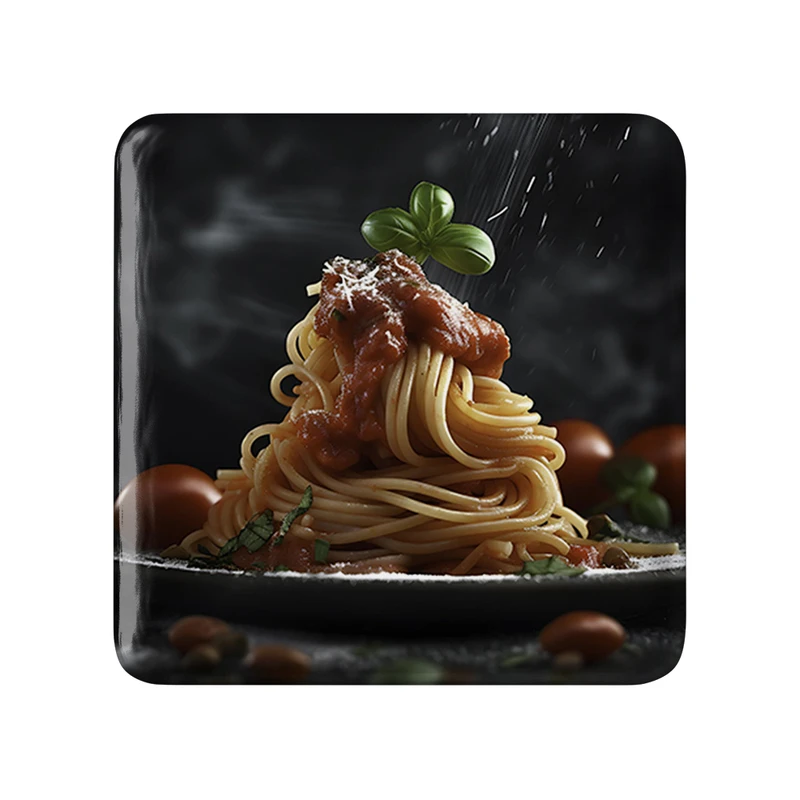 پیکسل خندالو طرح پاستا Pasta مدل مربعی کد 31080