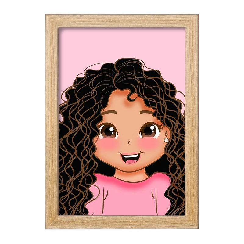 تابلو خندالو مدل دخترانه فانتزی کد 25734