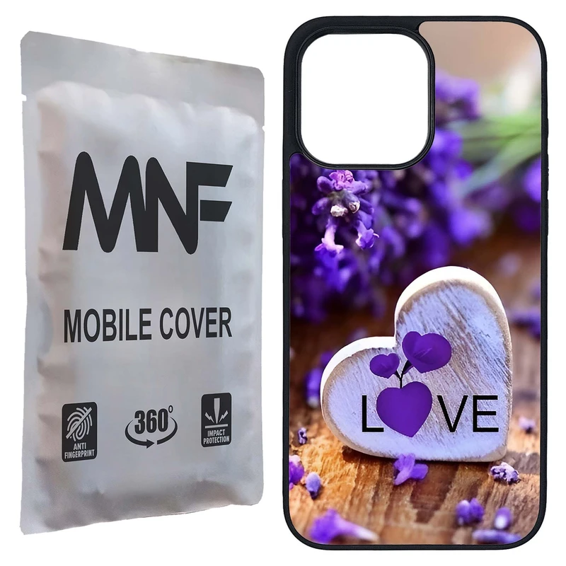 کاور ام ان اف طرح قلبی LOVE کد P-002 مناسب برای گوشی موبایل اپل iPhone 15 Pro Max    