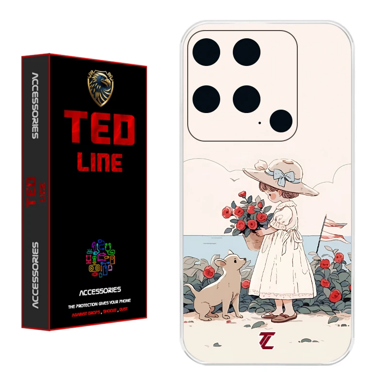 کاور تدلاین طرح دختر کد 1208 مناسب برای گوشی موبایل شیائومی Redmi 10C / Poco C40