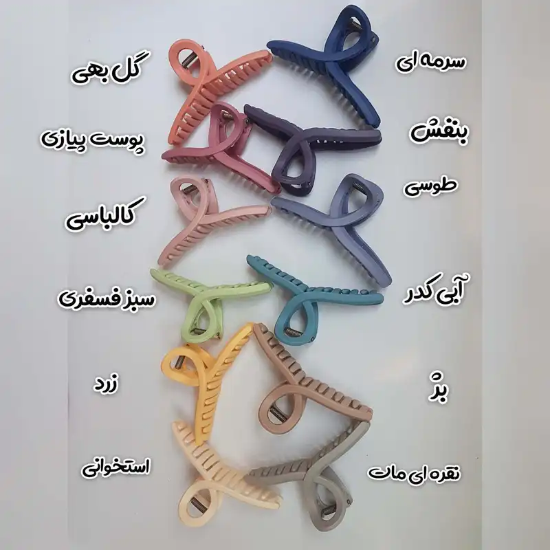 کلیپس مو زنانه مدل روبان شمعی