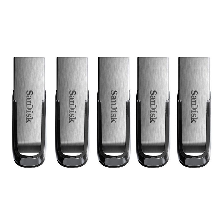 فلش مموری سن دیسک مدل Ultra Flair CZ73 ظرفیت 16 گیگابایت بسته 5 عددی