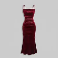 پیراهن مجلسی زنانه مخمل مدل velvet