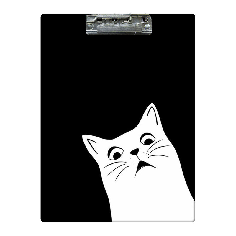 تخته شاسی طرح گربه متعجب کد 2598891 سایز A4