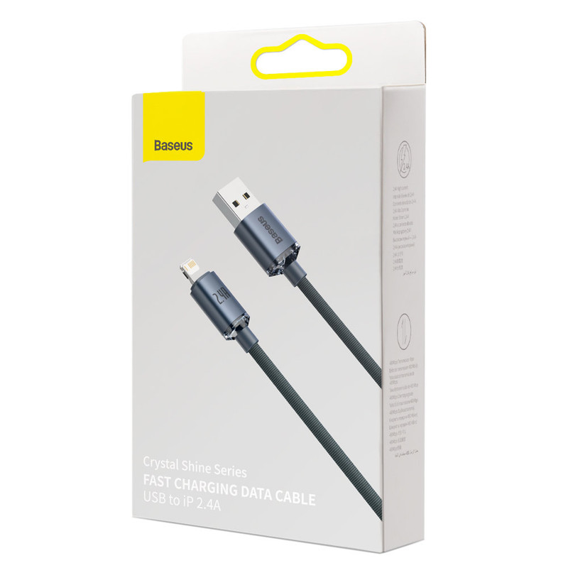 کابل تبدیل USB به لایتنینگ باسئوس مدل CAJY0001 طول 2 متر