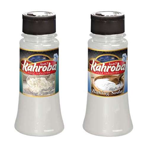 بیکینگ پودر و جوش شیرین کهربا - 200 گرم مجموعه 2 عددی