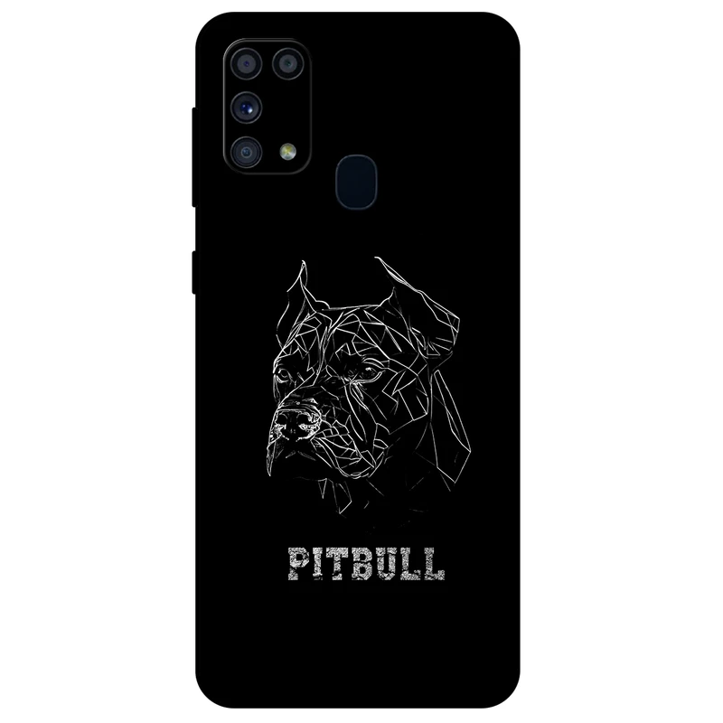 کاور مگافون طرح پیتبول مدل 1883 مناسب برای گوشی موبایل سامسونگ Galaxy M31    