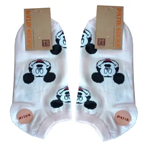 جوراب دخترانه مدل میکی موس کد 33-36