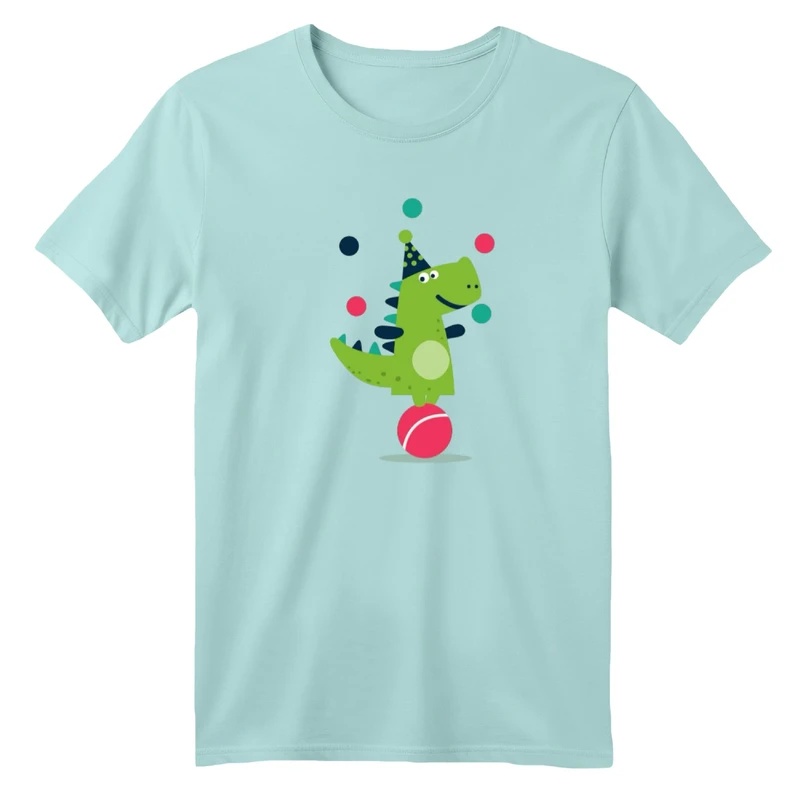 تی شرت آستین کوتاه بچگانه مدل دایناسور کد ۴