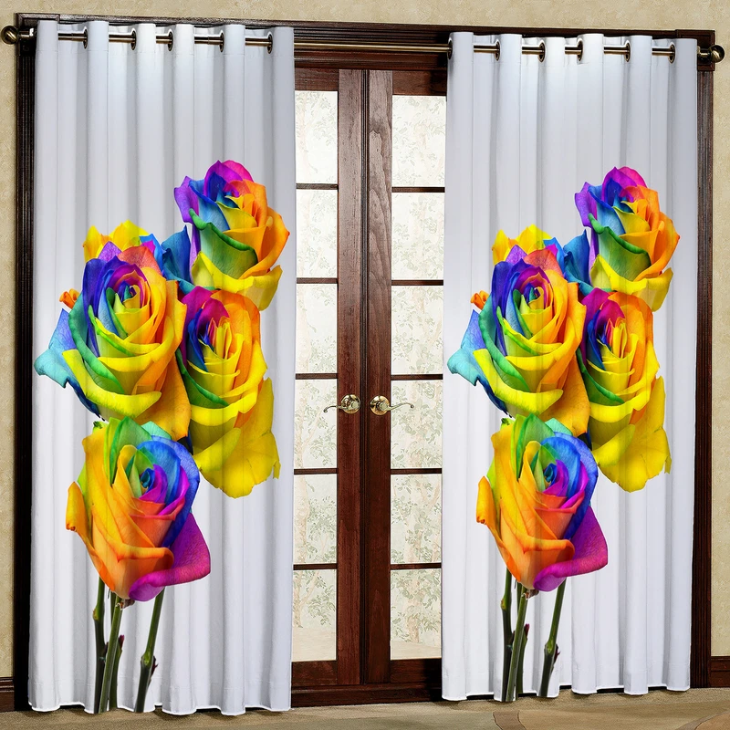  پرده مدل مخمل پانچی کد 1814 سایز 140x280 سانتی متر