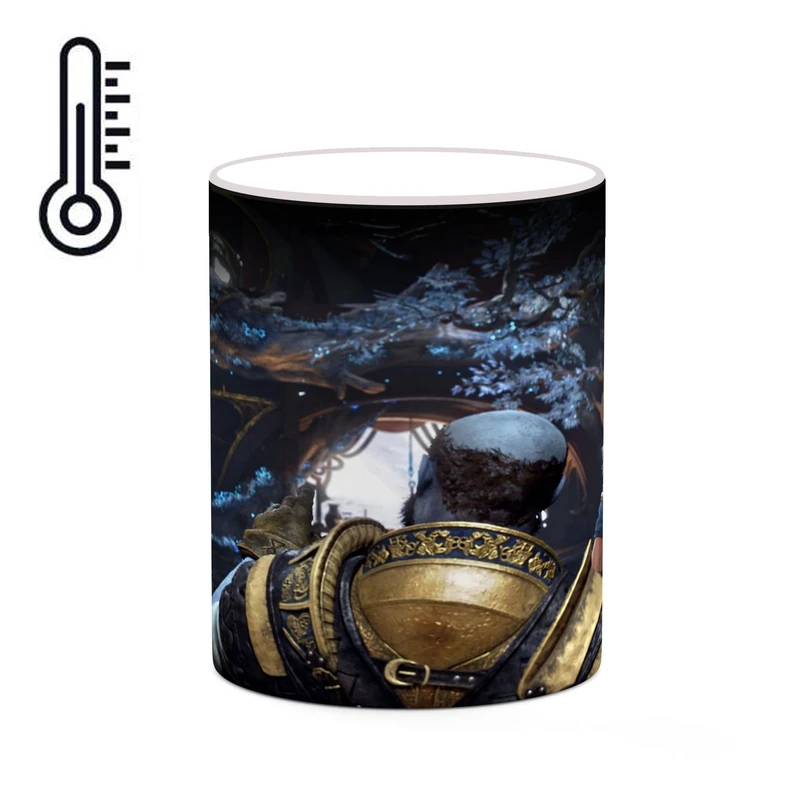 ماگ حرارتی کاکتی طرح گاد آف وار God Of War مدل mgh40596