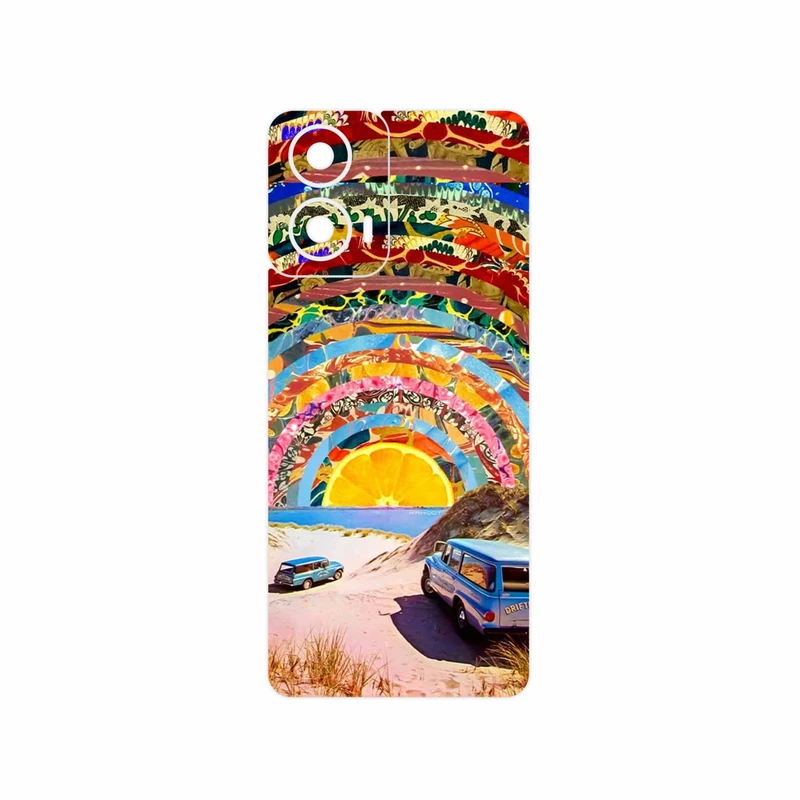 برچسب پوششی ماهوت مدل Collage of Orange Sky مناسب برای گوشی موبایل موتورولا Moto G24
