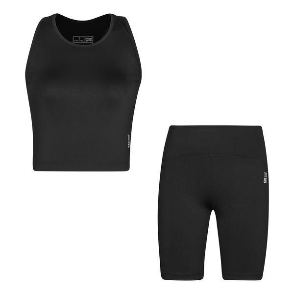 ست تاپ و شلوارک ورزشی زنانه نوزده نودیک مدل ST1925 B