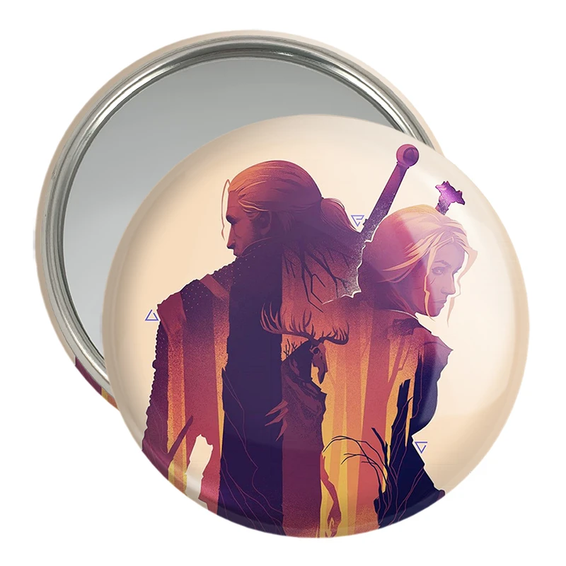 آینه جیبی خندالو مدل گرالت و سیری سریال ویچر Witcher کد 28494