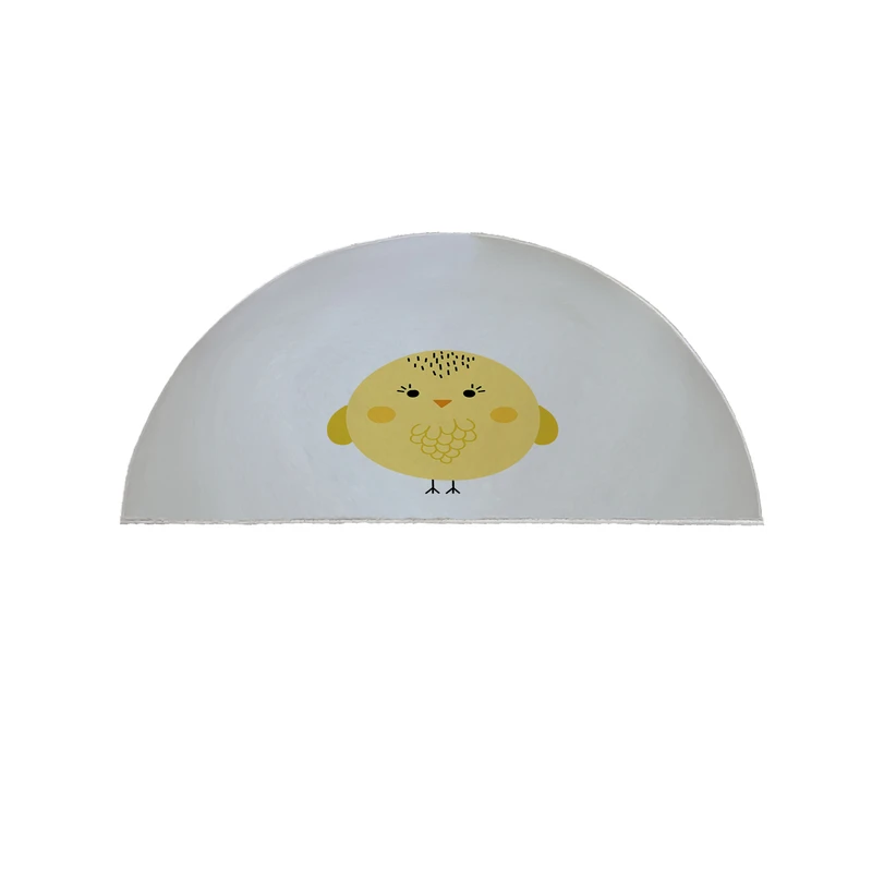 پادری مدل نیم دایره  طرح جوجه کد 9381 سایز 90 × 45 سانتی متر