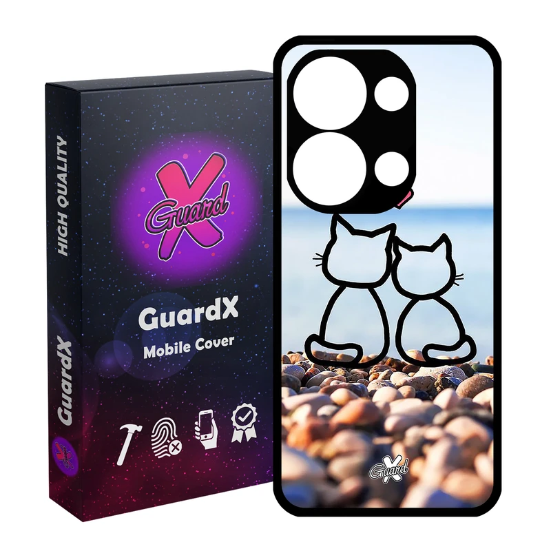 کاور گارد ایکس طرح Love مدل Glass10016 مناسب برای گوشی موبایل شیائومی Redmi Note 13 Pro 4G / Poco M6 Pro 4G