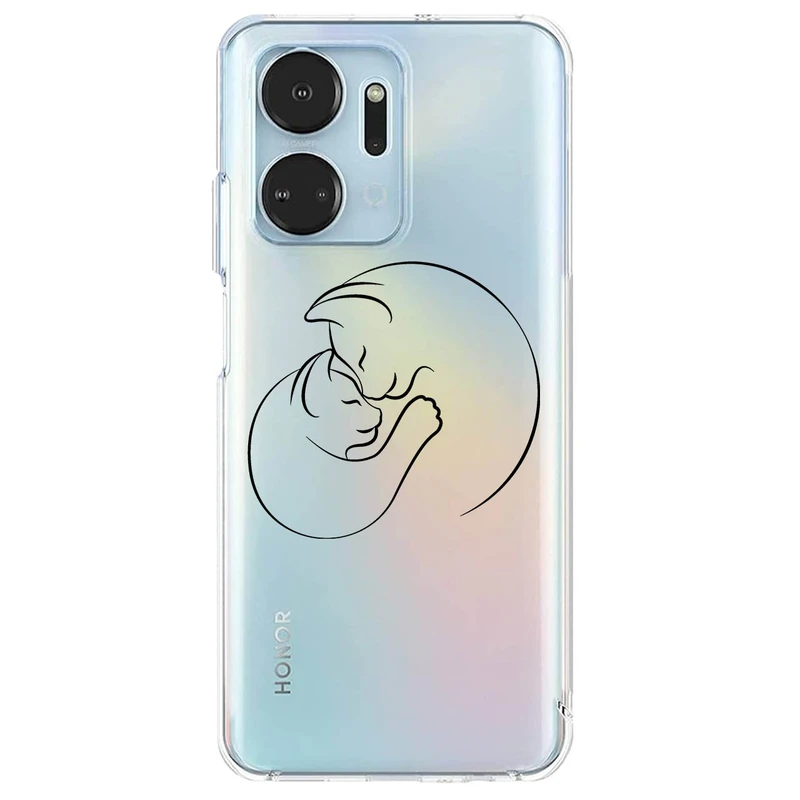 کاور مگافون طرح گربه مدل C61-B مناسب برای گوشی موبایل آنر X7A