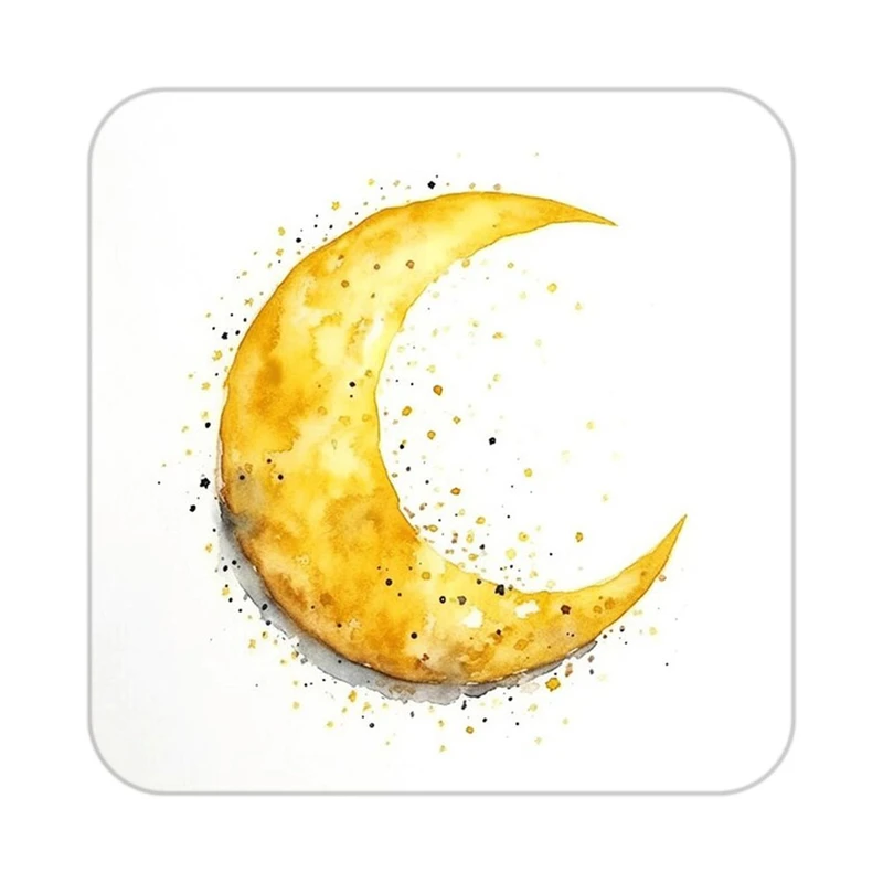 زیر لیوانی کاکتی طرح ماه و ستاره مدل mp53382