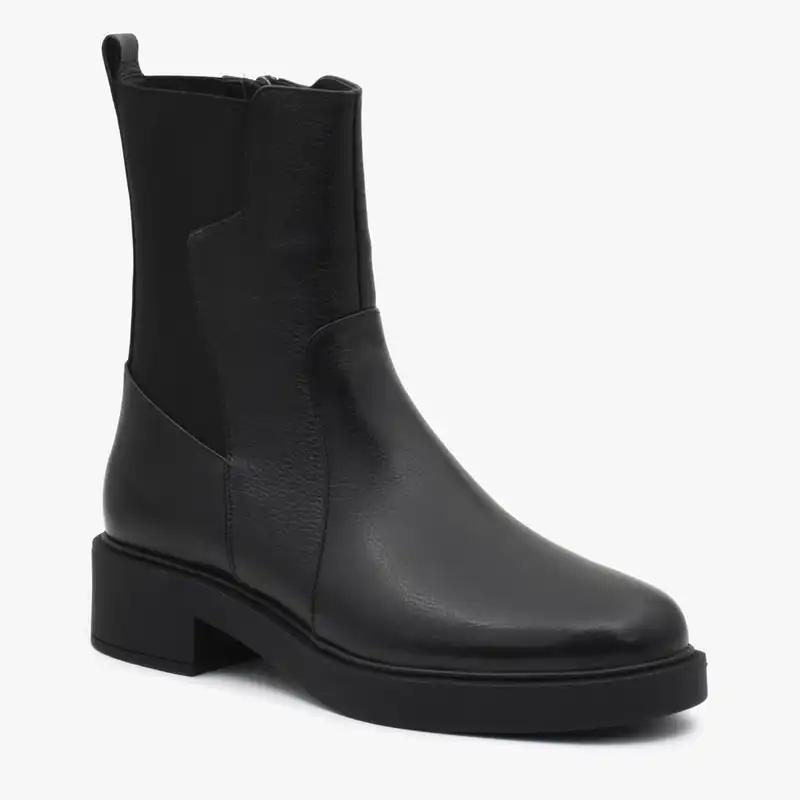 نیم بوت زنانه چرم تهران مدل Z8