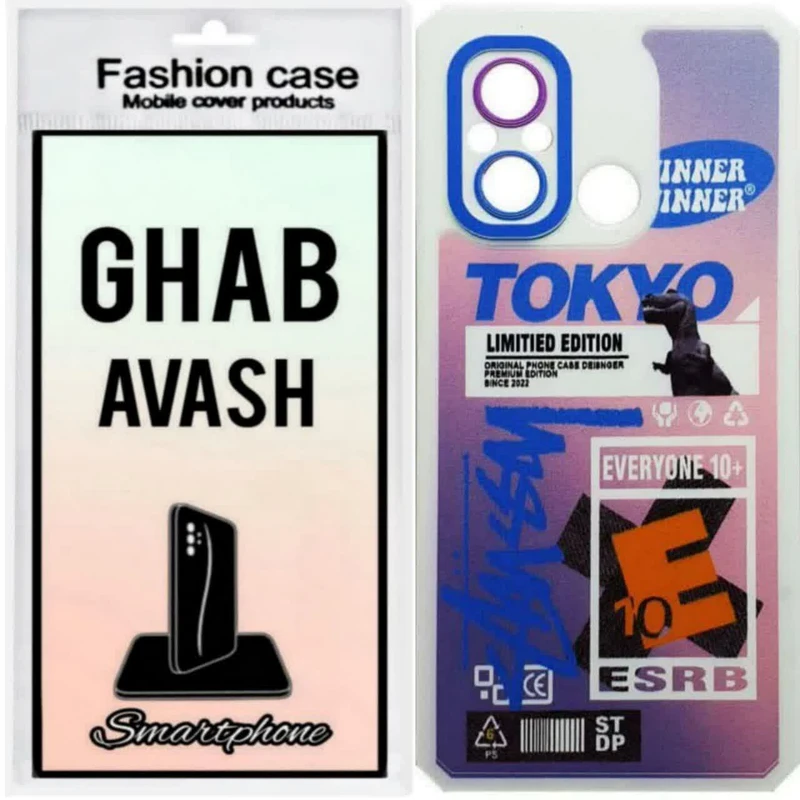 کاور قاب آوش طرح عروسکی مدل 04T مناسب برای گوشی موبایل شیائومی redmi 12C