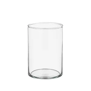 گلدان دکوری مدل شیشه ای استوانه ای کد 0810